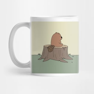 Beaver on the stump - We Bare Bears Mug